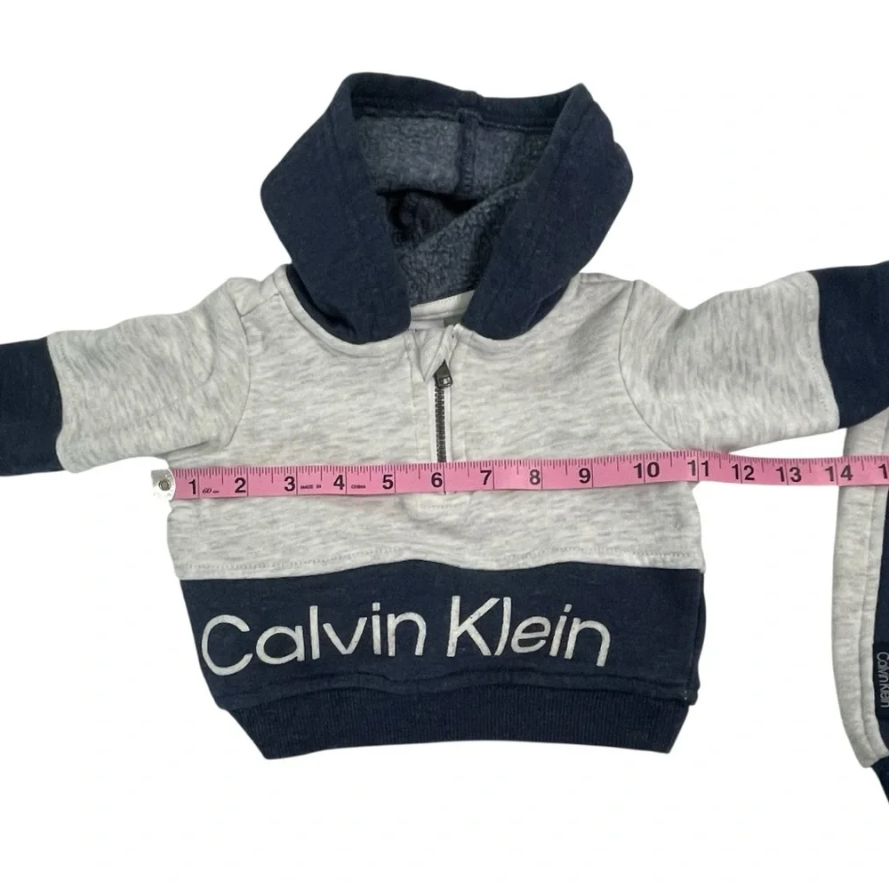 Calvin Klein Navy and Gray Baby Set - Picture 10 of 12
